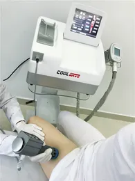 2 في 1 بارد الموجة البسيطة استخدام المنزلي صدمة الموجة معدات العلاج الكهربائية Cyrotherapy الدهون تجميد آلة + بالمستخدمين العلاج