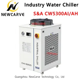 Industrial Water Chiller SA CW5300I CW5300AH CW5300 1800W Kapacitet för 150W till 200W CO2 laserrör kylning newcarve