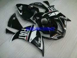 オートバイフェアリングキットYamaha YZFR1 09 10 11 12 YZF R1 2009 2012 YZF1000 ABSホワイトブラックフェアリングセット+ギフトYF04