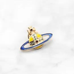 Crown yellow blue gold enamel personality creative brooch cartoon special tide new lapels denim badge pins