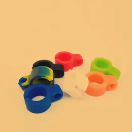 Últimas Silicone portátil colorido piteira Dedo Suporte Anel Design Inovador Preroll suporte fumadores Ferramenta alta DHL Qualidade