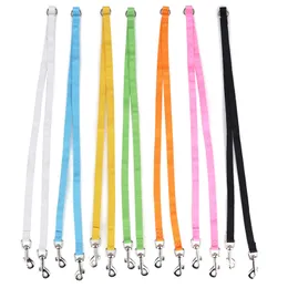 120 CM Walk 2 Dogs Leash Coupler Double Twin Lead Nylon Leash For Small Middle and Large Dog 8 Colors