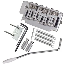 Un set di 6 corde per chitarra elettrica Tremolo Bridge System Accessori per chitarra Parti di strumenti musicali