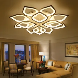 Novo acrílico moderno led luzes do candelabro de teto para sala estar quarto casa dec lampara de techo led moderna luminária