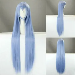 Free shipping>>>Hot Sell! Cosplay Wigs Esdeath Long Straight Blue Girl Anime Hair