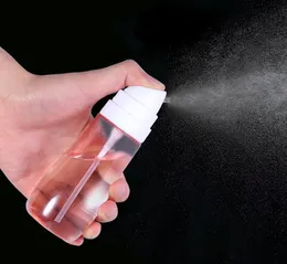 Wholesale Plastic Mini Refillable Bottles 100 Ml Clear And Transparent Red Mist Spray Bottle Free Shipping SN3078