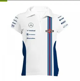 F1 Team Edition Racing Suit Fans Customize F1 폴로 셔츠 오토바이 타기 빠른 드라이 탑 오토바이 레이싱 슈트 278g