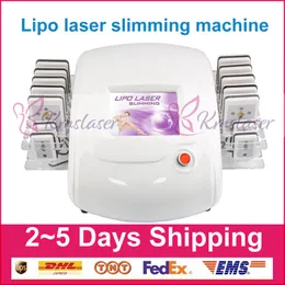 Najnowszy laserowy Lipo Lipoliza Uroda Maszyna Odchudzanie Cellulite Redukcja spalania tłuszczowa 650nm 980NM Dioda Laserowa Utrata masy ciała kształtowanie