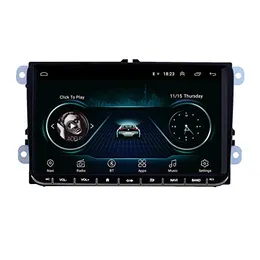 Autoradio vidéo de voiture de Navigation GPS à écran tactile Android 9 pouces pour VW Volkswagen Passat Polo Golf Skoda avec Bluetooth USB WIFI