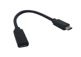 2pcs/lot C tipi erkek - USB 3.1 Tip C dişi Uzatma Veri Kablosu 20 cm