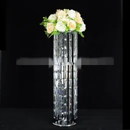 Nowy styl Akrylowy Kryształ Metalowa Rama Party Wedding Cake Display Stand BEST01182