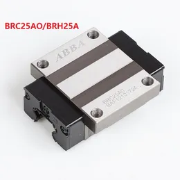 4pcs/lot Original Taiwan ABBA BRC25AO/BRH25A Linear Flange Block Carriage Linear Rail Guide Bearing for CNC Router Laser Machine