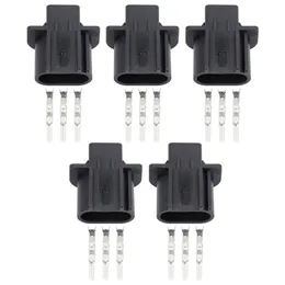 5 Sets 3 Pin Engine Harness Plug Connector Plastic Shell Sheath Plastic with Terminal DJ7034-2.8-11