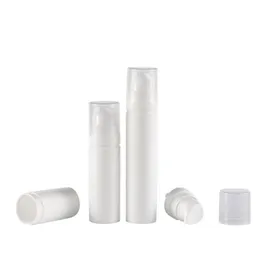 15ml 30ml 50ml White Empty Plastic Shampoo Cosmetic Sample Containers Emulsion Lotion Airless Pump Bottles LX2361
