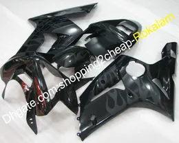 تجهيزات الدراجات النارية ل Kawasaki Fairing Kit 2003 2004 ZX6R ZX 6R 636 ZX-6R 03 04 أجزاء دراجة نارية للأطفال (حقن صب)