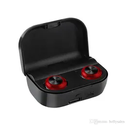 A6 Plus Tws In-Ear Wireless Blue-Tooth Słuchawki Earbud 5.0 Handfree Mini Słuchawki Odtwarzacz Muzyczny z 1200 mAh Case jako Bank Power