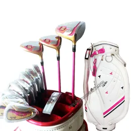 New Women Golf Clubs HONMA S-06 Complete Set of Clubs Golf Driver Wood irons Putter No bag Golf set Clubs Graphite shaft Free shipping