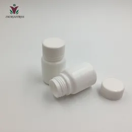 50PCS HOTSALE 15cc 15ML HDPE حبة فيتامين الحاويات كبسولات زجاجة