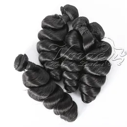 VMAE Ludzkie włosy splatać luźna fala naturalny kolor 3 wiązki oferty klasa 11a nieprzetworzona afro wave kręcone peruwiański Remy Virgin Hair Extension