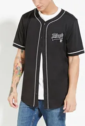 GTT 4454 Custom Baseball Blank Jersey Button-Down-Pullover Herren Damen Größe S-3XL