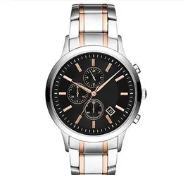 Gratis frakt Classic Fashion Men's Klockor AR11165 11165 Quartz Chronograph klockor är högkvalitativa + origianl-box