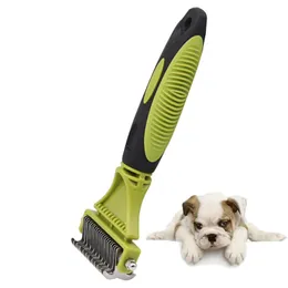 Pet Cat Dog Open Knot Knife Brush Tool Hair Fur Shedding Trimmer Grooming Comb Tool yq01121