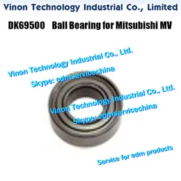 (5pcs) DK69500 edm Ball Bearing DDL-1910ZZR for Mitsubishi DWC-MV1200,MV2400 machines P840K000P05, 136889, DK695A high quality bearing