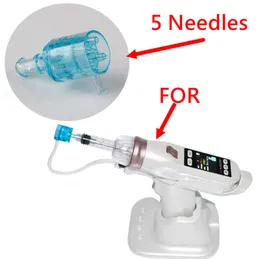 10st ersättning 5 nålar mesoterapi meso pistol negativ tryckpatron för ez vakuum injektor hud skönhet