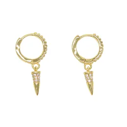 Moda-Cute Girl Jewelry Drop Charm Earring Geometryczne Spike Charms Złoty Kolor Wysokiej Jakości Tanie Trendy Biżuteria