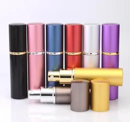 Wysokiej jakości 10 ml butelki ze szkła aluminiowego 10ml prezent butelek perfumowy wysokiej jakości MINI Butelka Perfumy Atomizer Pusta butelka