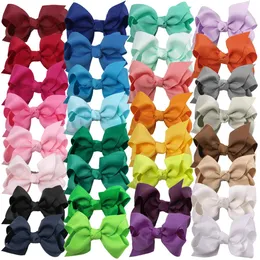 32colors 3inch Grosgrain Ribbon Hair Bows Without Clip Kids Hairbow For Children Hair Accessories 32pcs/Lot Free Shipping