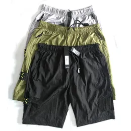 21SS EUR Size European Hot Brand Retro Casual Shorts Beach Sweat Pants For Mens byxor Importerade Metal Nylon YKK dragkedja Bekväma gatuälskare lamlsy0
