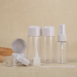 Set di cosmetici da viaggio flacone da 8 pezzi flacone spray per lozione, flacone per crema, con custodia