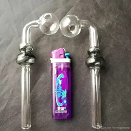 Der Kürbis gebogene Topf Großhandel Glas Shisha, Glas Wasserpfeife Fittings, kostenloser Versand