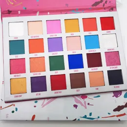 Trucco per occhi di marca Impermeabile a lunga durata Ombretto a cinque stelle a 24 colori Make up Colori brillanti opachi Ombretto Tavolozza in polvere pressata DHL