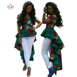 Abiti di marca Abbigliamento Bazin Riche Plus SIze 6xl Moda Donna Abito Stampa africana Dashiki Abito di gala Abiti Stile unico Abito WY615
