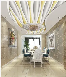 Simple creative 3D three-dimensional relief ceiling mural Art Painting Living Room Bedroom Ceiling Backdrop Wallpaper 3D