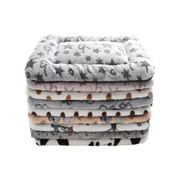 Forniture per animali domestici di design canile flanella di cotone per gatti e cani materassino traspirante morbido quattro stagioni universale per cani cucce per animali domestici 256S