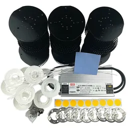 450W CXB3590 3000K 3500K DIY Grow Light Kit z reflektorem i Meanwell Diver Driver HLG-480H-C1400B