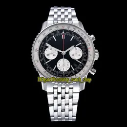 GF Top Edition B01 43 mm AB0121211B1A1 ETA A7750 Chronograph Automatik schwarzes Zifferblatt Herrenuhr Zwei-Wege-Rotation Lünette Stoppuhr Sportuhren