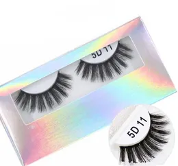 16STYLES 5D MINK Ögonfransar Natural False Eyewashes Lång tjock Mink Lashes Handgjorda False Eyelash Eye Makeup Tools GGA2183