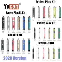 Authentic Yocan Evolve Plus XL Evolve D Magneto Wax Vaporizer Kit Herbal Concentrate Vape Pen E cigarette Starter Kit 2020 Version Original