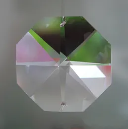 Crystal Octagon Bead K9 Crystal Crystal Tillbehör ljuskrona delar DIY Bröllopsinredning Heminredning