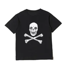 ASAP ROCKY Christmas Mens T Shirt Fashion Black Skull Print Short Sleeve Casual Mens Womens T-Shirt Polo Shirt S-XL