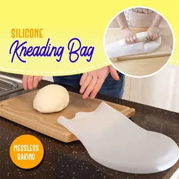 Silicone Kneading Dough Bag Flour Kneading Flour-mixing Bag Reusable Cooking Pastry Tools Flour Kneading Bags Bakeware Kitchen Tools