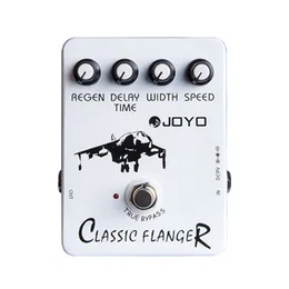 JOYO JF-07 Klasik Flanger Etkisi Gitar Pedalı Gerçek Bypass Tasarım ile Altın Pedallı Konnektörlü Enstrüman