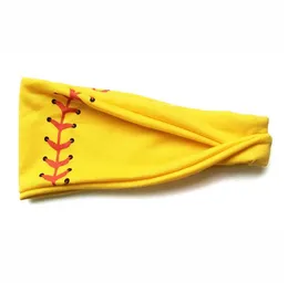 2020 Baseball Sports Headband Women Men Softball Football Team Hair Bands Sweat Headband Yoga Fitness Scarf Sport Towel 20 styles Wholesale