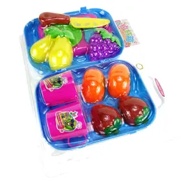 送料無料シミュレーションプレイハウス玩具シミュレーションキッチン用品カットフルーツテーブルウェアガールハウストイ女の子のお気に入りおもちゃ