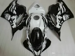 Injektionsgjutningsmaskin för Honda CBR 600RR 09 10 11 Vit Svart Motorcykel Fairings Set CBR600RR 2009 2010 2011 XS27