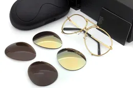 Luksusowy projektanci Okulary Mężczyźni Kobiety Moda P8478 Fajny Styl Letni Spolaryzowane Okulary Okulary Okulary przeciwsłoneczne 2 Ustawia obiektyw 8478 z przypadkami